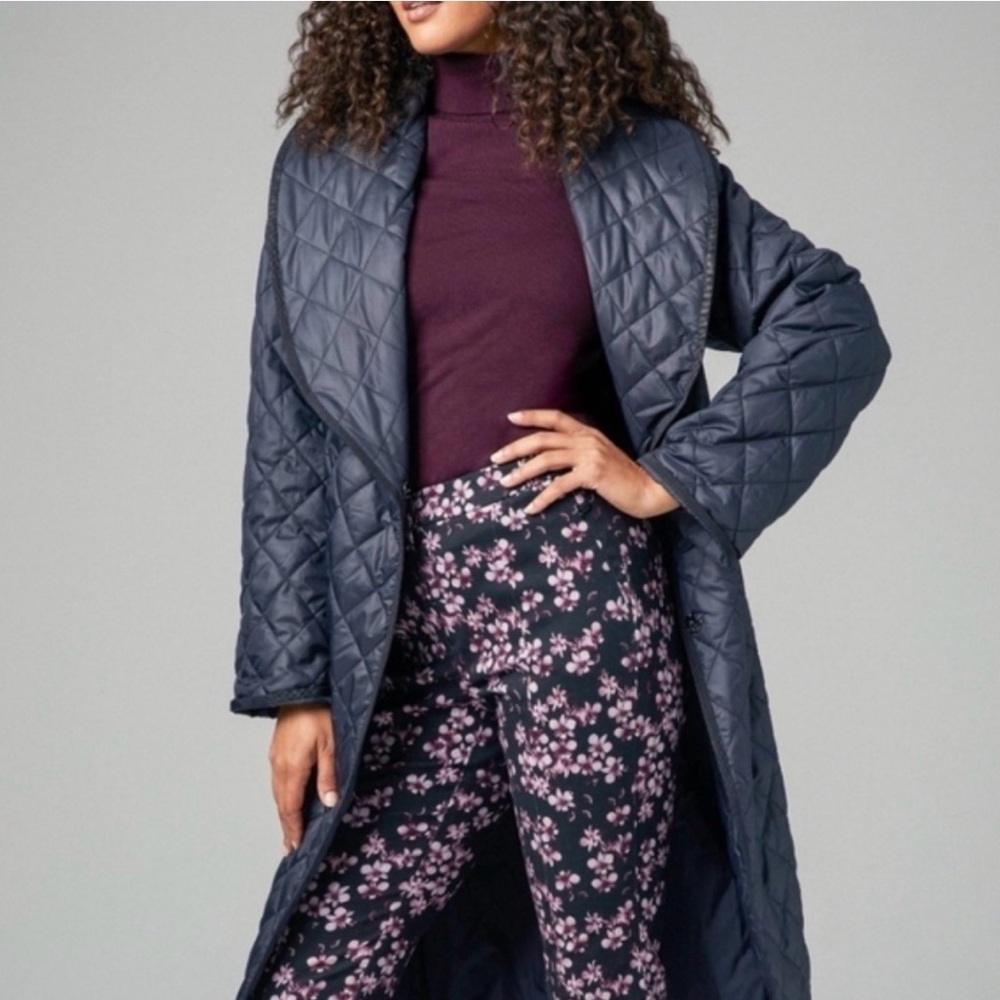 Etcetera Black Quilted Women's jacket / trench